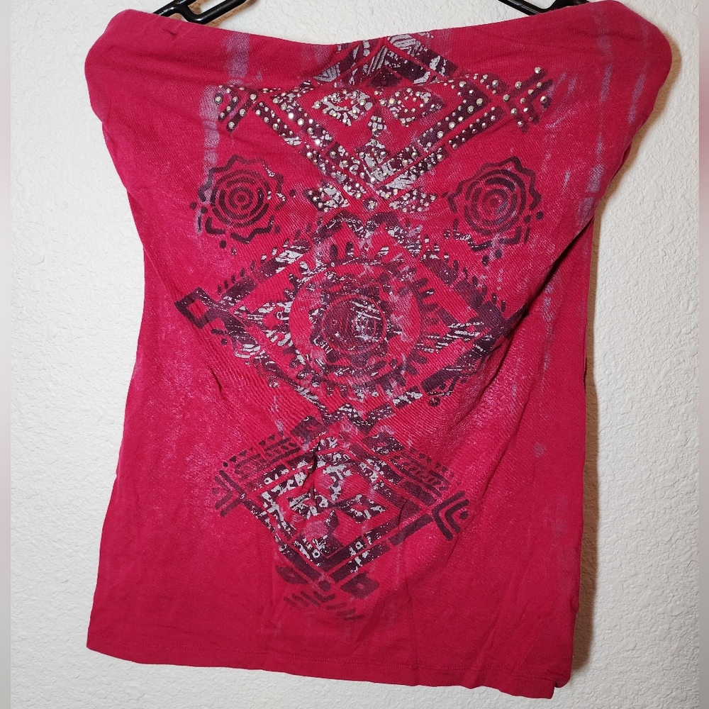 Maurices Large Tube top / strapless top Maroon